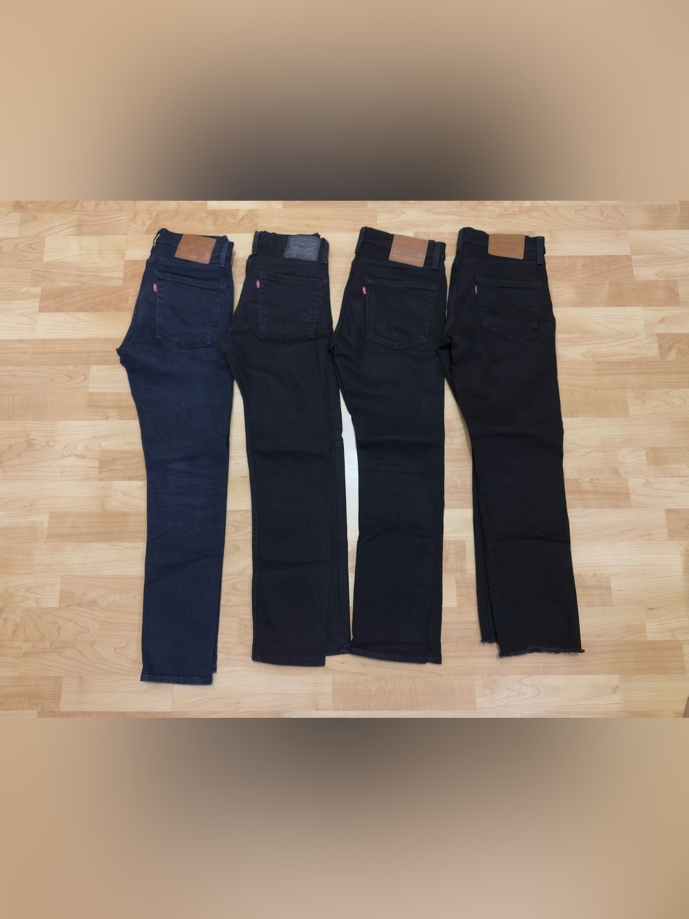 Lot of 4 Pairs of Men's Levis Premium 510 and 511 Jeans - 28/29/30 X 30